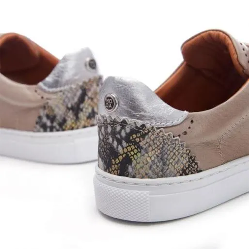 Anatoli Stone Leather Women Moda In Pelle Casual Trainers Anatoli Stone Leather Women Moda In Pelle Casual Trainers