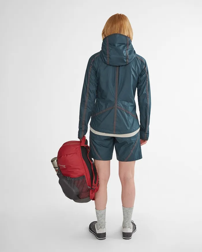 Ansur Hooded Katla Cotton Jacket Dove Raven Women Klttermusen Wind Resistant Jackets