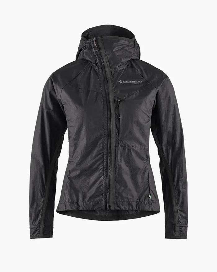 Ansur Hooded Katla Cotton Jacket Raven Black Women Klttermusen Wind Resistant Jackets Ansur Hooded Katla Cotton Jacket Raven Black Women Klttermusen Wind Resistant Jackets