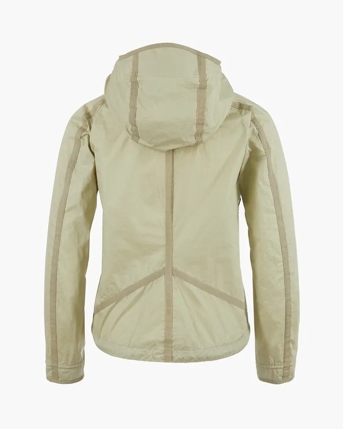 Ansur Hooded Katla Cotton Jacket Swamp Greensilver Green Women Klttermusen Wind Resistant Jackets