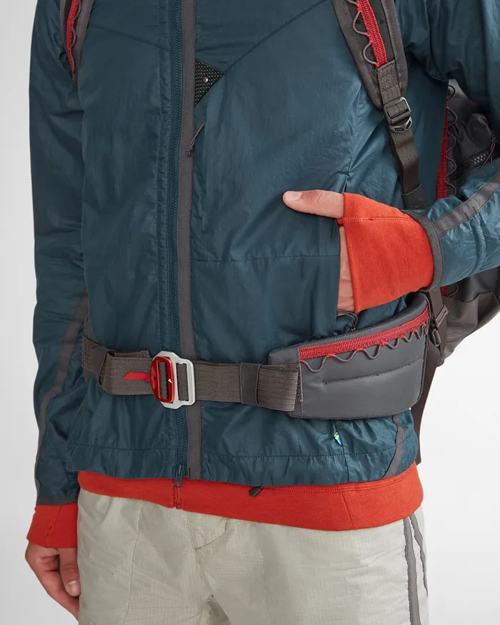 Ansur Hooded Katla Cotton Wind Jacket Swamp Greensilver Green Men Klttermusen Wind Resistant Jackets