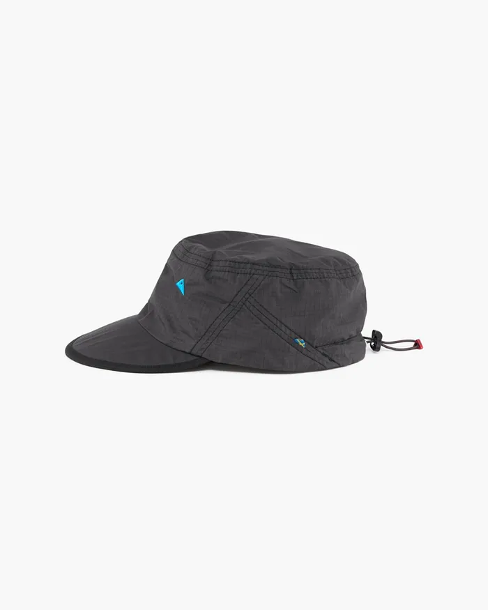 Ansur Katla Cotton Cap Raven Black MenWomen Klttermusen Hats and Caps