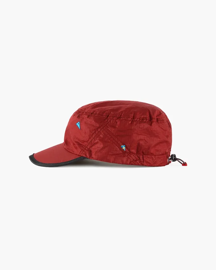 Ansur Katla Cotton Cap Rose Red MenWomen Klttermusen Hats and Caps
