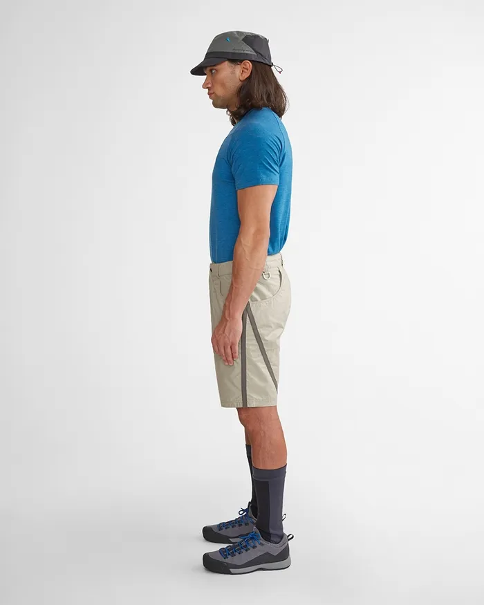 Ansur Katla Cotton Shorts Dove Raven Men Klttermusen Shorts