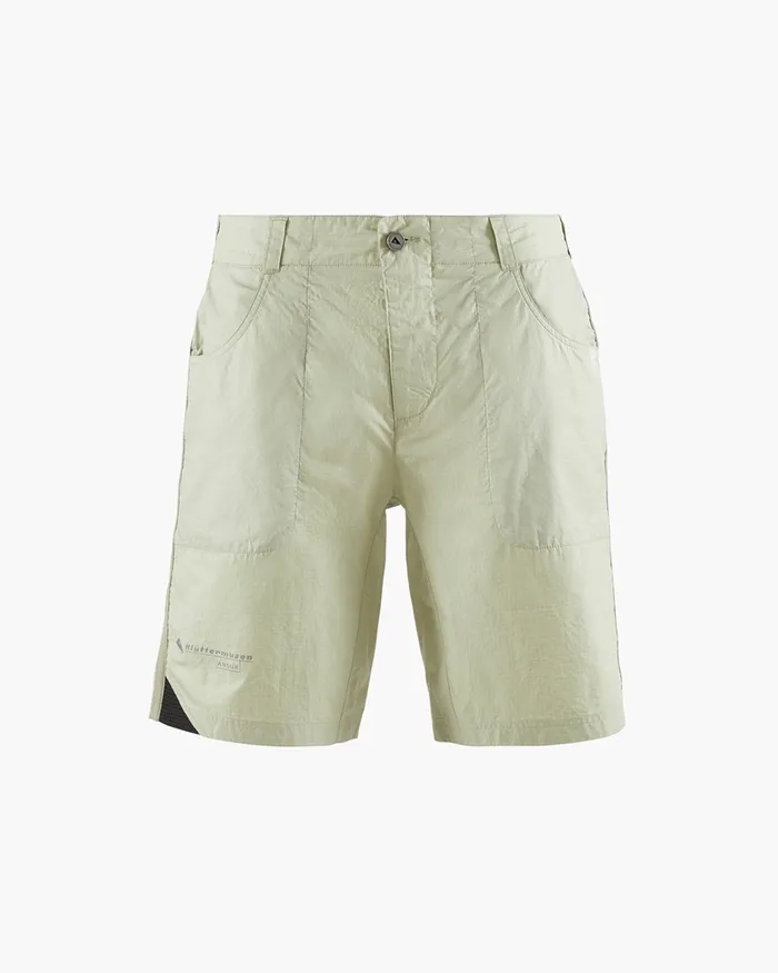 Ansur Katla Cotton Shorts Swamp Greensilver Green Men Klttermusen Shorts