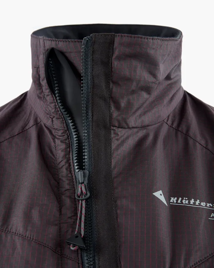 Ansur Windproof Jacket Raven Burnt Women Klttermusen Wind Resistant Jackets