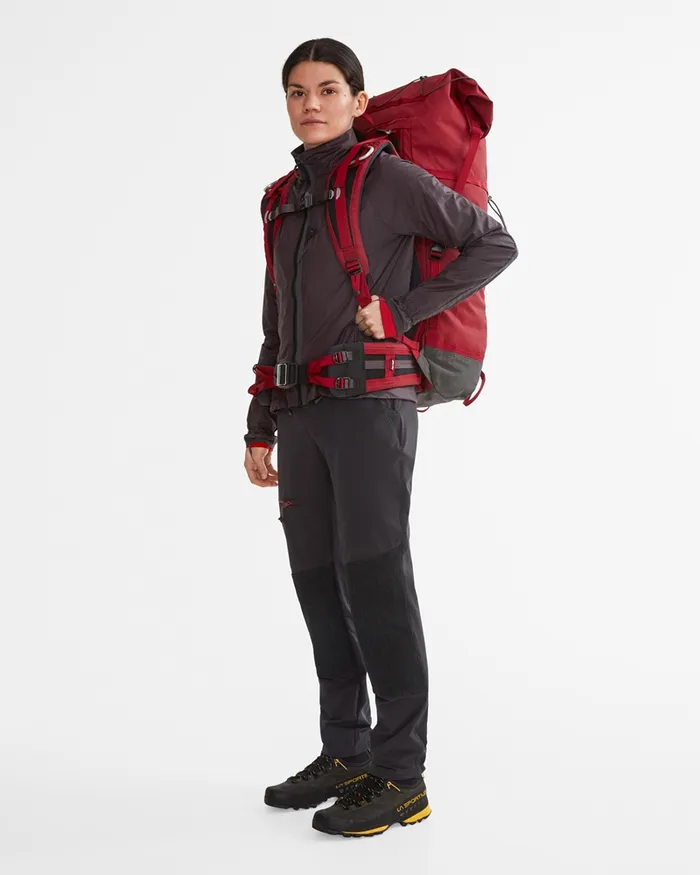 Ansur Windproof Jacket Raven Burnt Women Klttermusen Wind Resistant Jackets