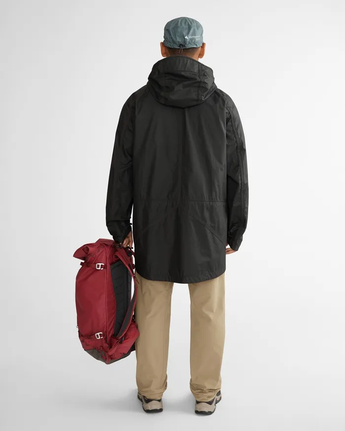 Ansur Windproof Parka Raven Black Men Klttermusen Wind Resistant Jackets