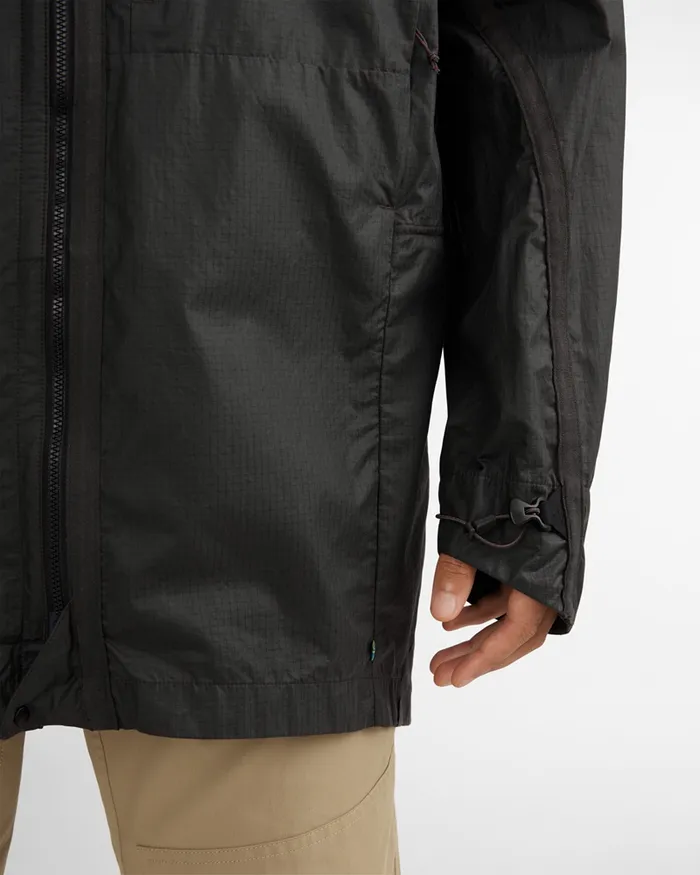 Ansur Windproof Parka Raven Black Men Klttermusen Wind Resistant Jackets