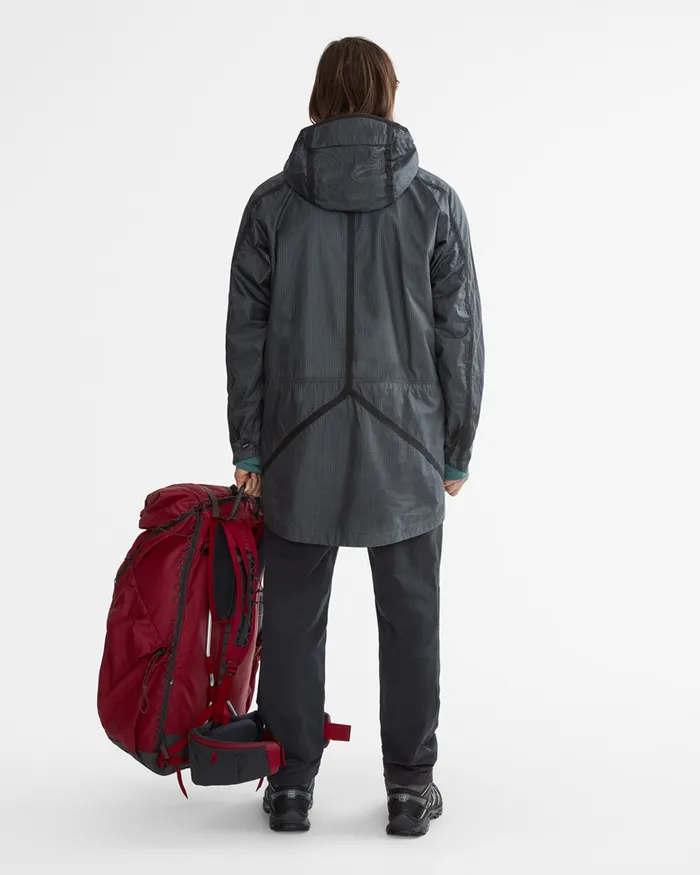 Ansur Windproof Parka Raven Copper Men Klttermusen Wind Resistant Jackets