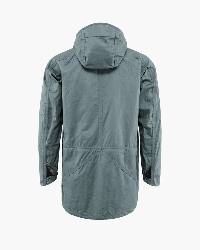 Ansur Windproof Parka Stone Blue Men Klttermusen Wind Resistant Jackets