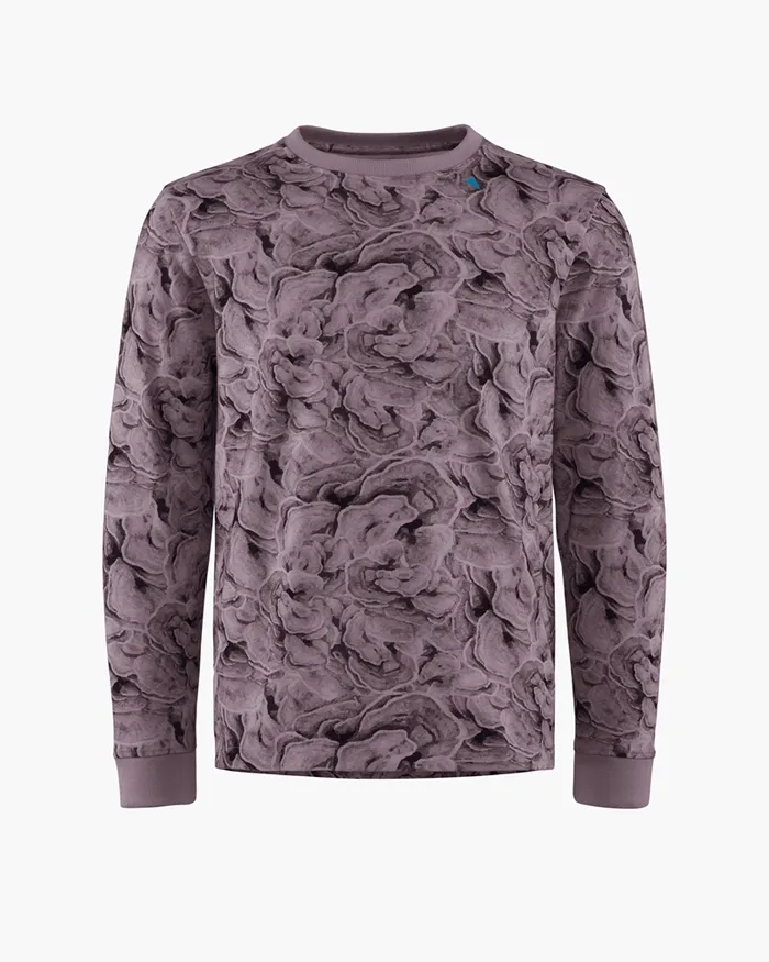 Ask LongSleeve Tee Lichen Boysenberry Men Klttermusen TShirts