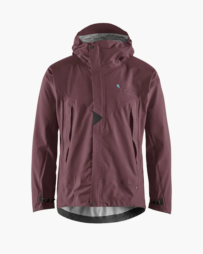 Asynja Lightweight CutanJacket Amaranth Red Men Klttermusen Waterproof Jackets