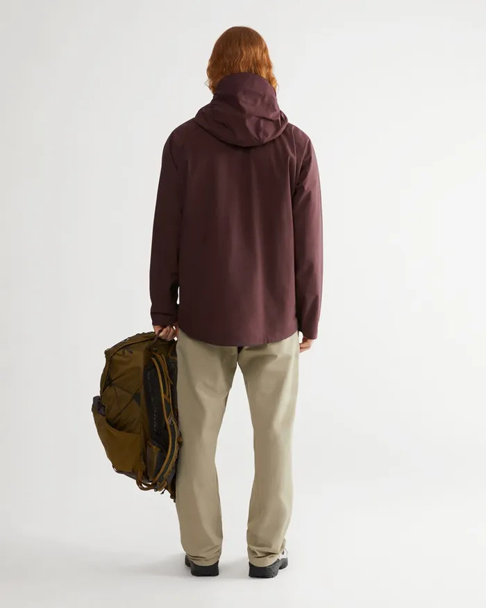 Asynja Lightweight CutanJacket Amaranth Red Men Klttermusen Waterproof Jackets