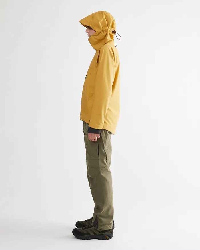 Asynja Lightweight Cutan Jacket Amber Gold Women Klttermusen Waterproof Jackets