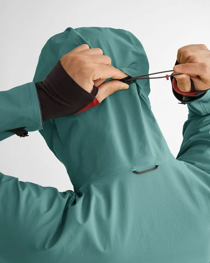 Asynja Lightweight CutanJacket Brush Green Men Klttermusen Waterproof Jackets