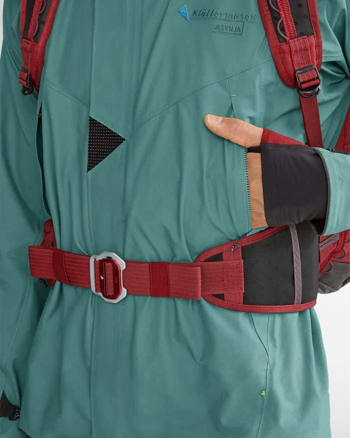 Asynja Lightweight CutanJacket Brush Green Men Klttermusen Waterproof Jackets