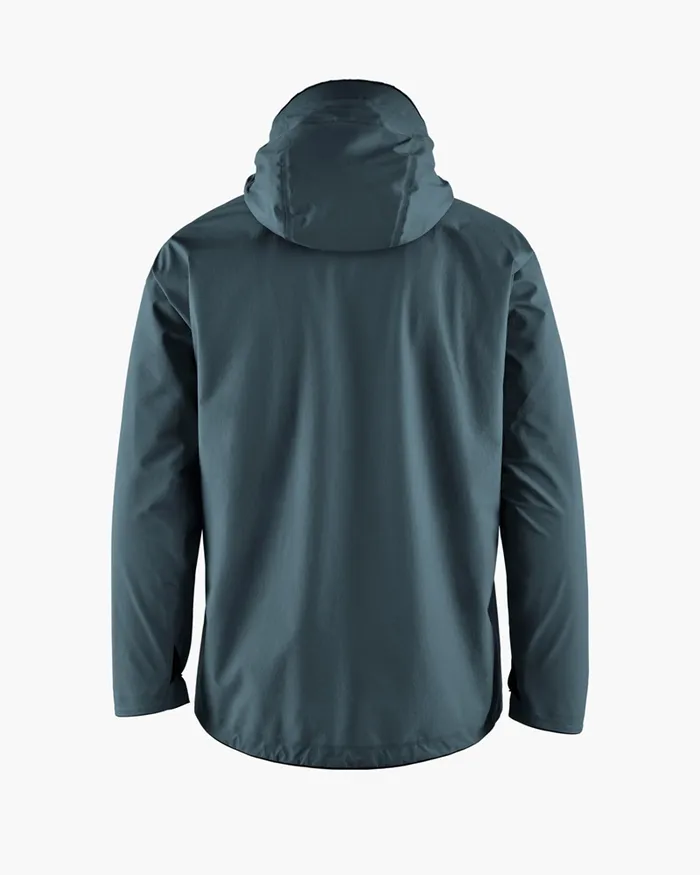 Asynja Lightweight CutanJacket Midnight Blue Men Klttermusen Waterproof Jackets