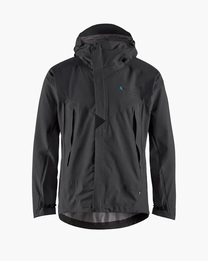 Asynja Lightweight CutanJacket Raven Men Klttermusen Waterproof Jackets