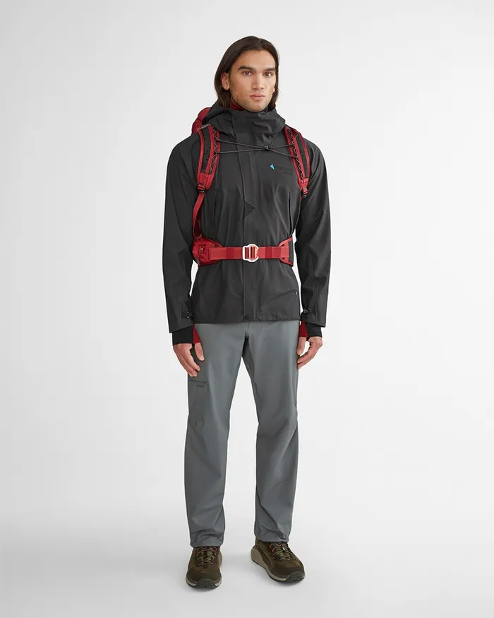Asynja Lightweight CutanJacket Raven Men Klttermusen Waterproof Jackets