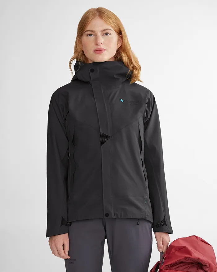 Asynja Lightweight Cutan Jacket Raven Women Klttermusen Waterproof Jackets