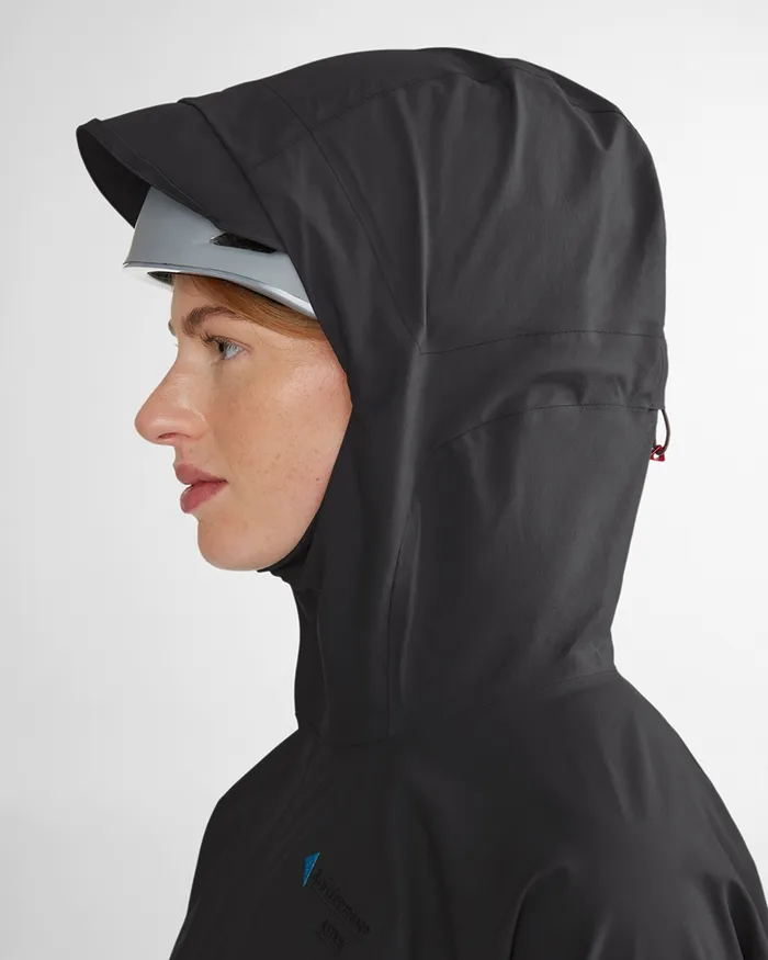 Asynja Lightweight Cutan Jacket Raven Women Klttermusen Waterproof Jackets