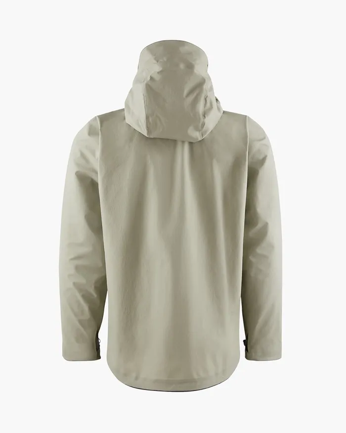 Asynja Lightweight CutanJacket Silver Green Men Klttermusen Waterproof Jackets