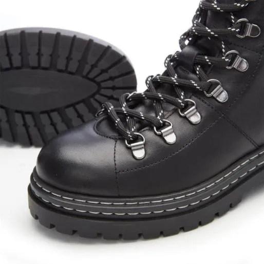 Athea Black Leather Women Moda In Pelle Ankle Boots Athea Black Leather Women Moda In Pelle Ankle Boots