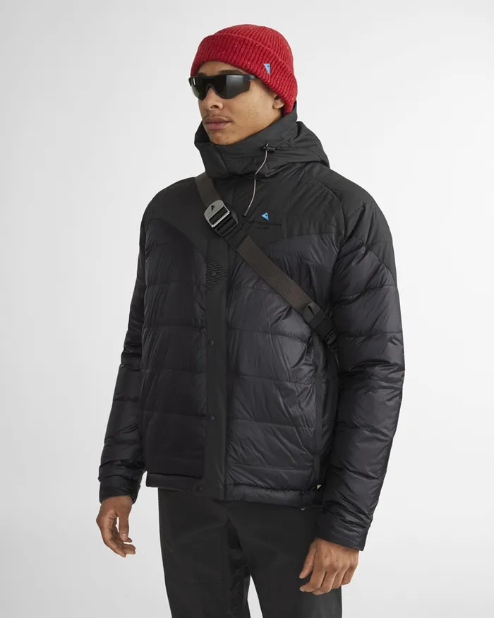 Atle 20 37 Levitend Down Hood Jacket Ruby Red Men Klttermusen Down and Insulated Jackets