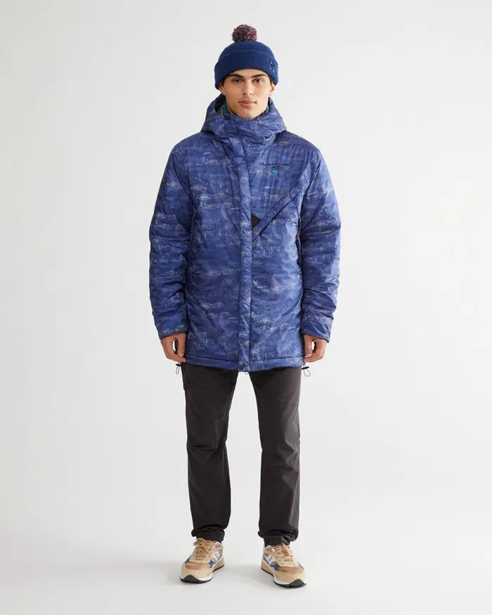 Aud Zip Hood Jacket Britta Britta MarakattLabba Cobolt Blue Men Klttermusen Down and Insulated Jackets