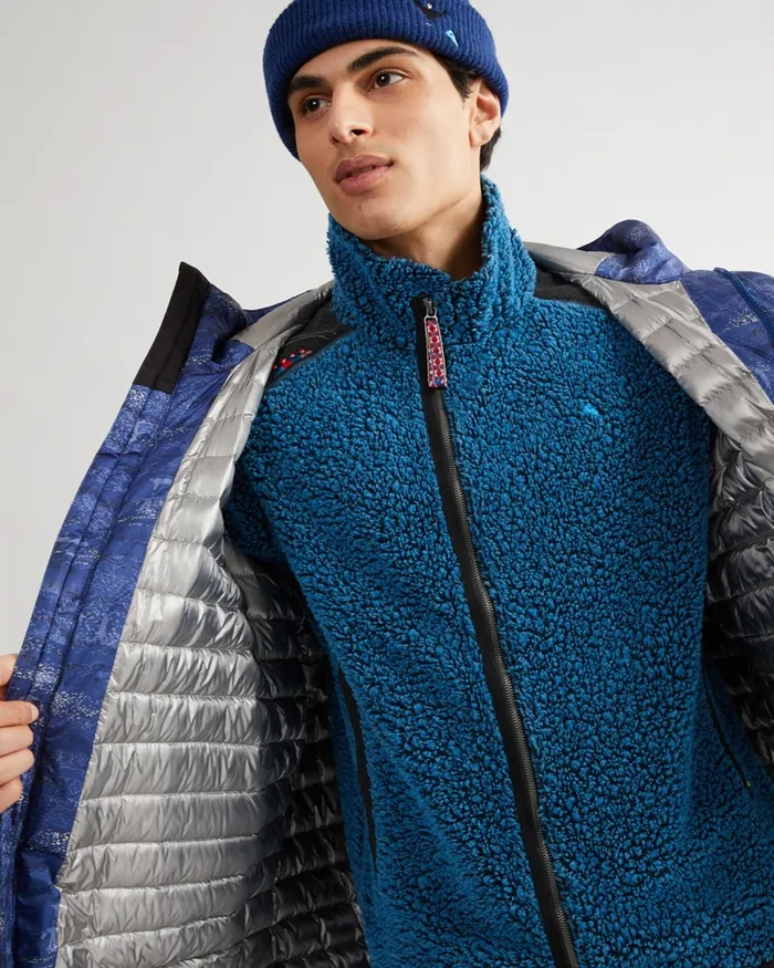 Aud Zip Hood Jacket Britta Britta MarakattLabba Cobolt Blue Men Klttermusen Down and Insulated Jackets