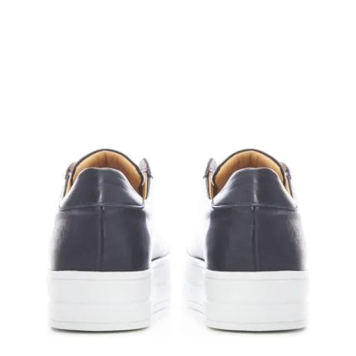 BBath Black Leather Women Moda In Pelle SlipOn Trainers BBath Black Leather Women Moda In Pelle SlipOn Trainers