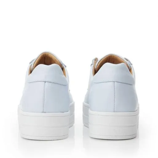 BBath Light Blue Leather Women Moda In Pelle SlipOn Trainers BBath Light Blue Leather Women Moda In Pelle SlipOn Trainers