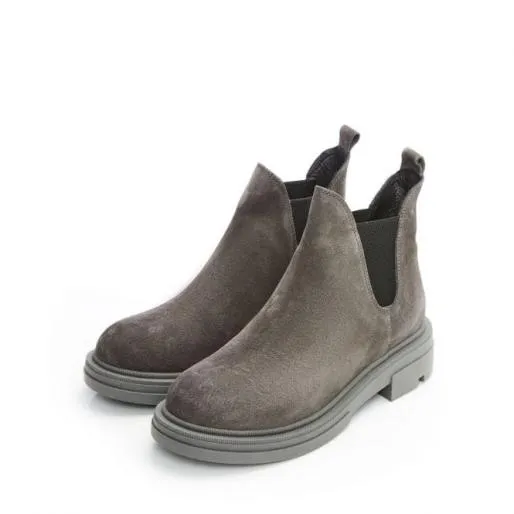 B Binkie Grey Suede Women Moda In Pelle Ankle Boots B Binkie Grey Suede Women Moda In Pelle Ankle Boots