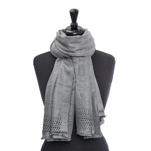 BScarfy Grey Various Women Moda In Pelle Scarves
