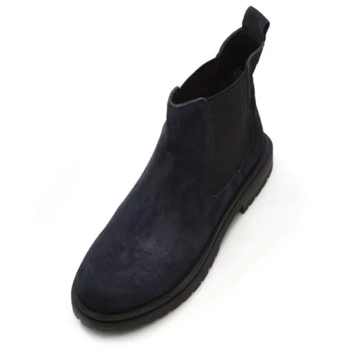 BWaya Navy Suede Women Moda In Pelle Ankle Boots BWaya Navy Suede Women Moda In Pelle Ankle Boots