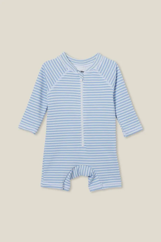 Baby Swimwear Cotton On Cameron Long Sleeve Swimsuit Dusk Bluevanilla Rio Stripe Baby Swimwear Cotton On Cameron Long Sleeve Swimsuit Dusk Bluevanilla Rio Stripe