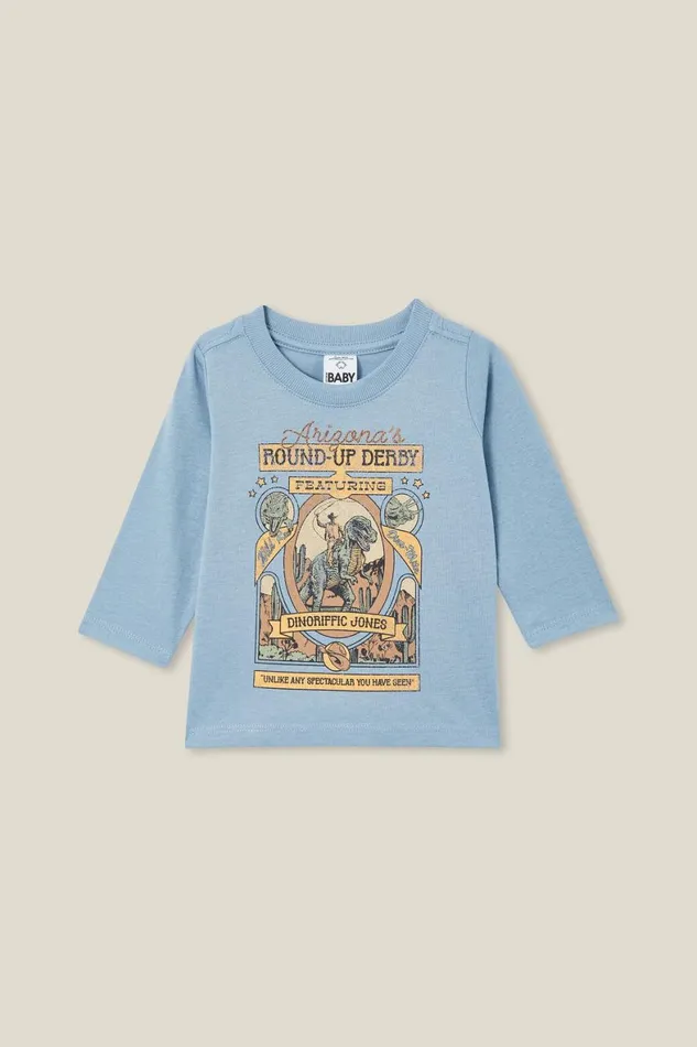 Baby Tops Jackets and Sweaters Cotton On Jamie Long Sleeve Tee Dusty Blueround Up Derby Baby Tops Jackets and Sweaters Cotton On Jamie Long Sleeve Tee Dusty Blueround Up Derby
