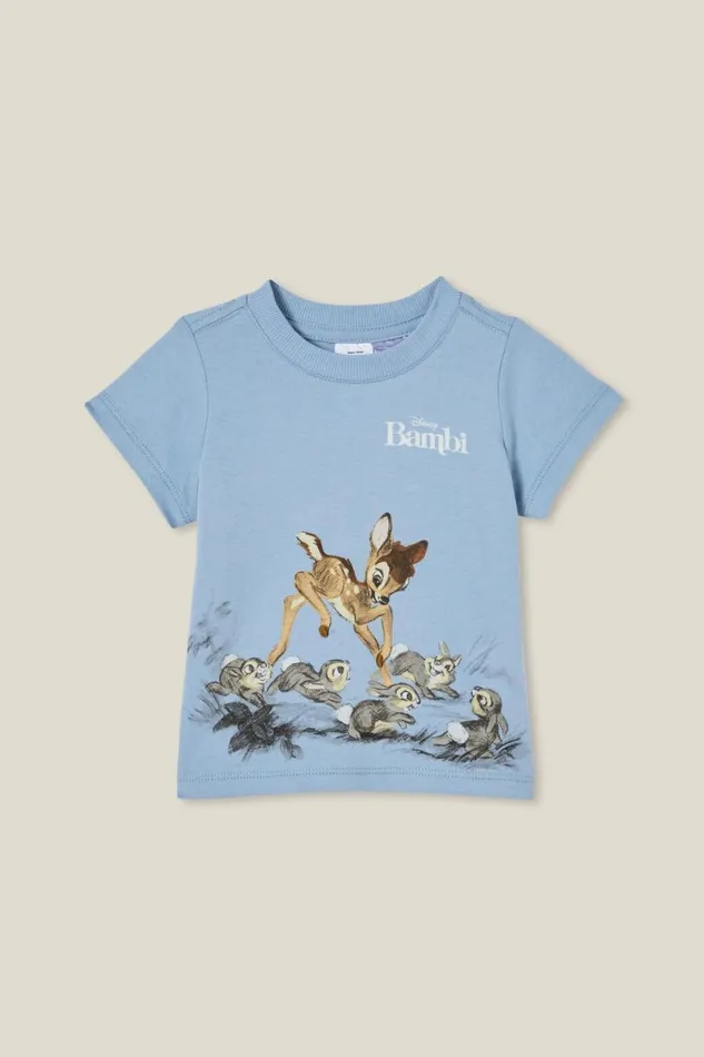 Baby Tops Jackets and Sweaters Cotton On Jamie Short Sleeve TeeLicense Lcn Dis Dusty Bluebambi And Rabbits Baby Tops Jackets and Sweaters Cotton On Jamie Short Sleeve TeeLicense Lcn Dis Dusty Bluebambi And Rabbits