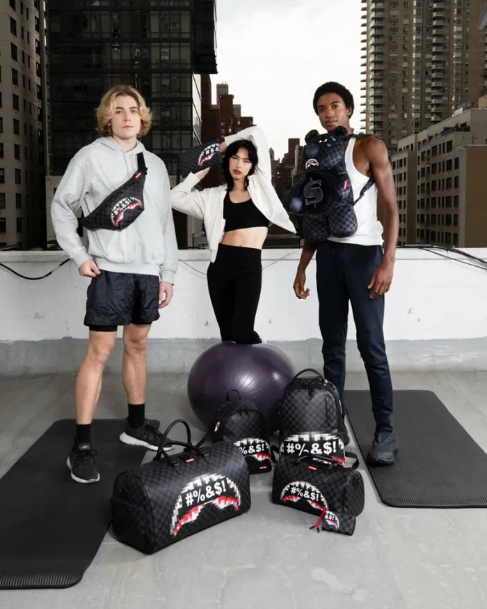 Bags SPRAYGROUND 039WHAT THE BEEP039 SHARK DUFFLE