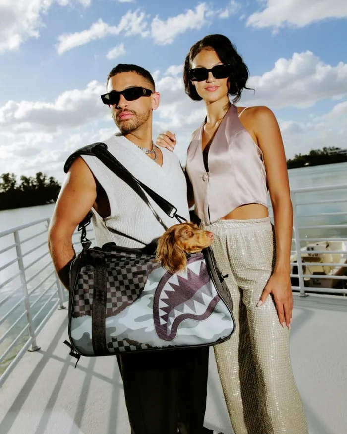 Bags SPRAYGROUND 3AM RIPTIDE PET CARRIER DUFFLE