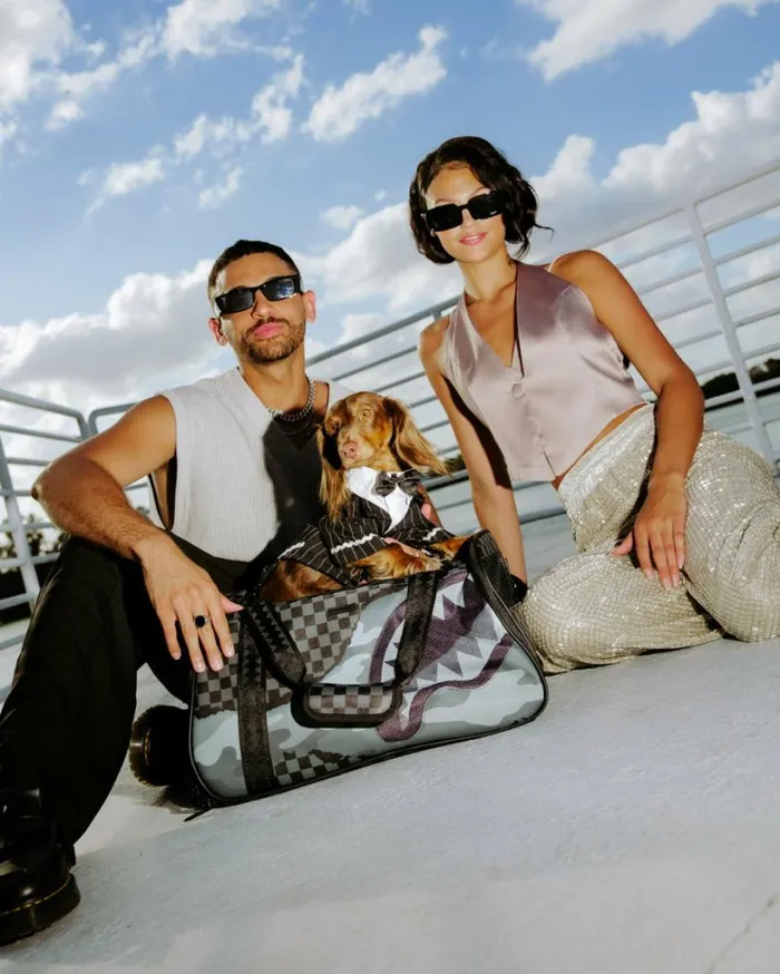 Bags SPRAYGROUND 3AM RIPTIDE PET CARRIER DUFFLE