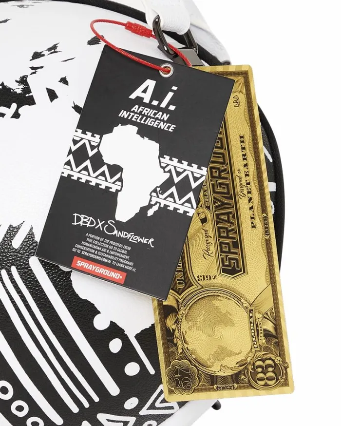 Bags SPRAYGROUND AI8 AFRICAN INTELLIGENCE 8211 ORIGIN STORY GLOBE BAG