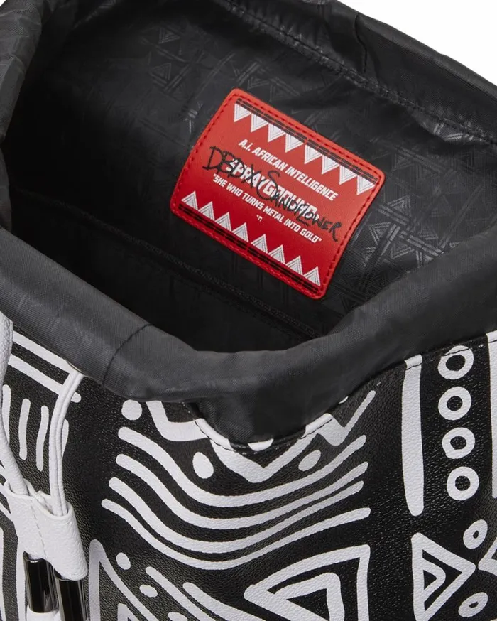 Bags SPRAYGROUND AI8 AFRICAN INTELLIGENCE 8211 ORIGIN STORY MONTE CARLO