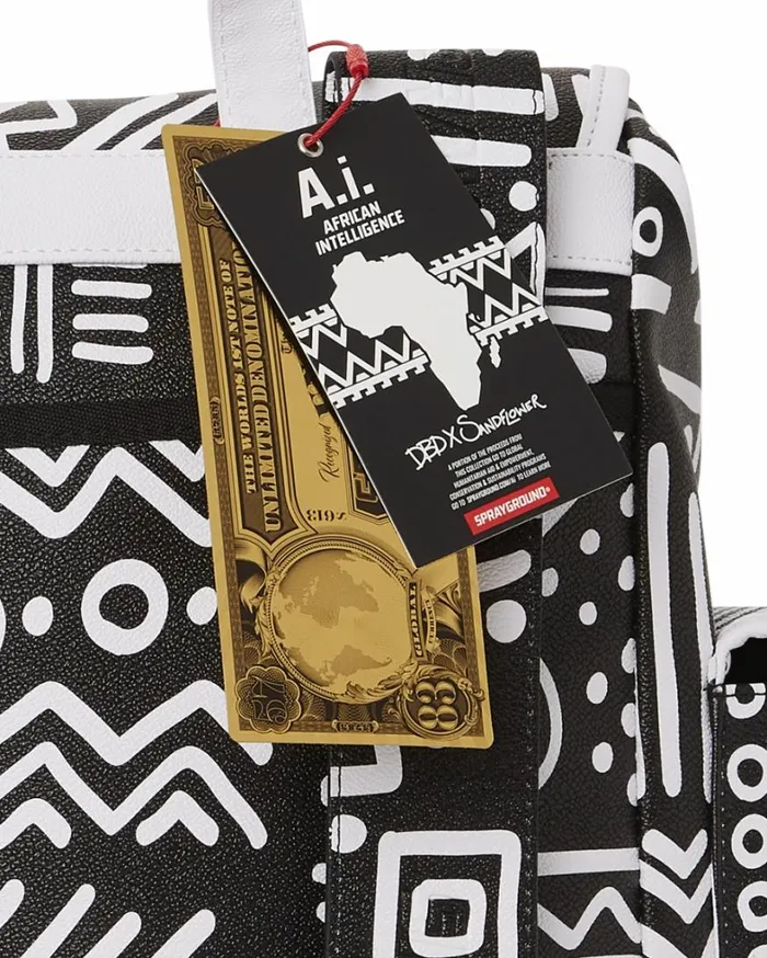 Bags SPRAYGROUND AI8 AFRICAN INTELLIGENCE 8211 ORIGIN STORY MONTE CARLO