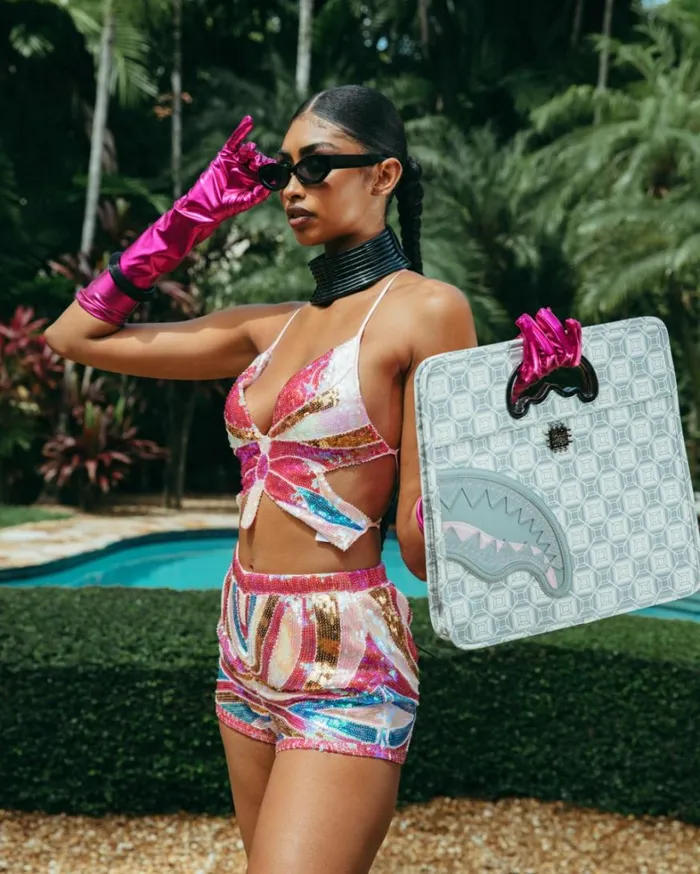 Bags SPRAYGROUND AI8 AFRICAN INTELLIGENCE BOOKED and BUSY CITY SAVVY HANDBAG