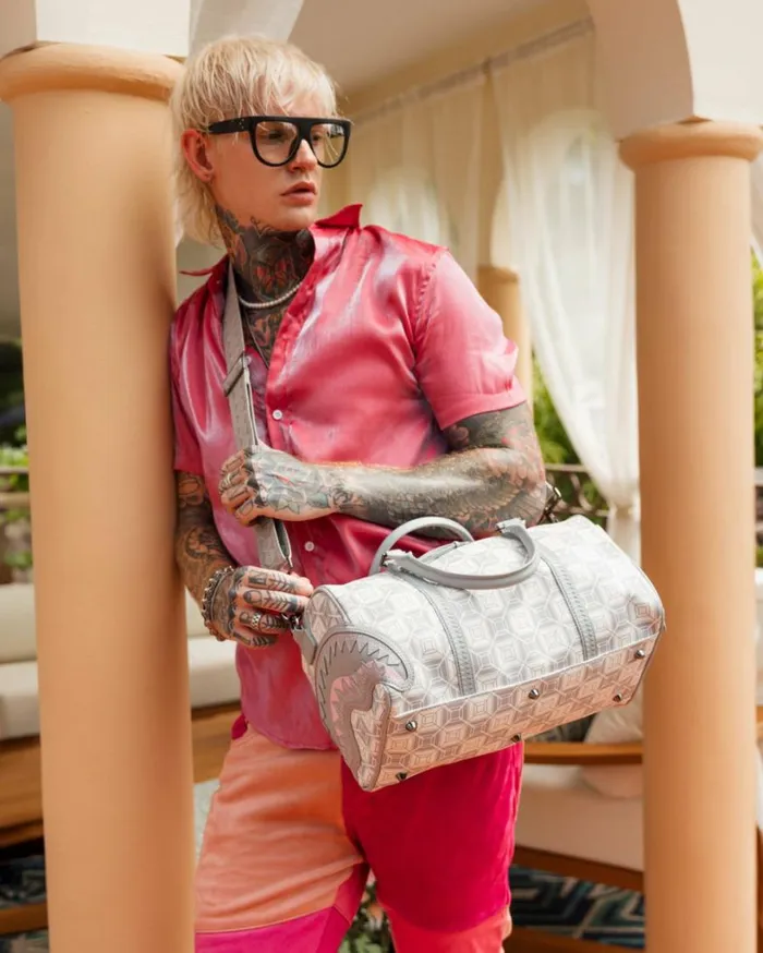 Bags SPRAYGROUND AI8 AFRICAN INTELLIGENCE BOOKED and BUSY MINI DUFFLE