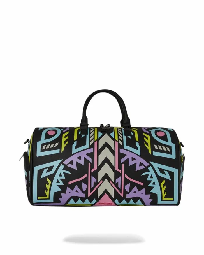 Bags SPRAYGROUND AI PATH TO THE FUTURE III DUFFLE 8211 SANDFLOWER COLLAB GLOW IN THE DARK