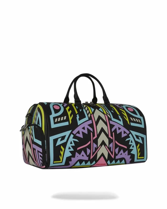 Bags SPRAYGROUND AI PATH TO THE FUTURE III DUFFLE 8211 SANDFLOWER COLLAB GLOW IN THE DARK