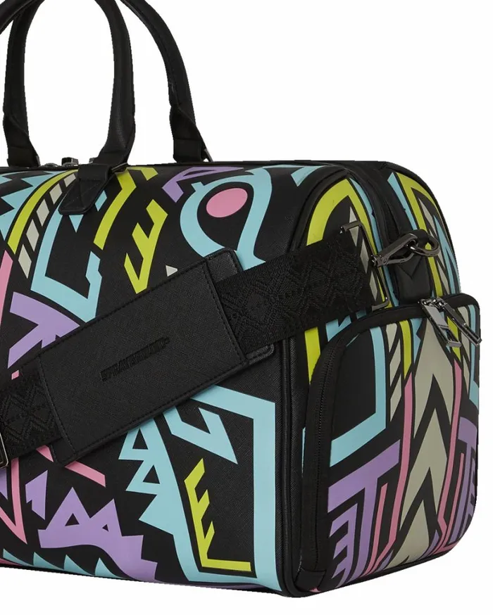 Bags SPRAYGROUND AI PATH TO THE FUTURE III DUFFLE 8211 SANDFLOWER COLLAB GLOW IN THE DARK